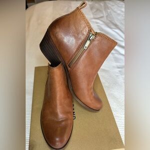 Lucky Brand Basel Bootie in Toffee (size 6.5)